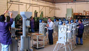 Corking machine production